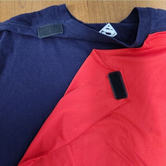 Superman Movie Cape T Shirt 2X DC Comics Book Costume Cosplay Man of Steel - Picture 6 of 10